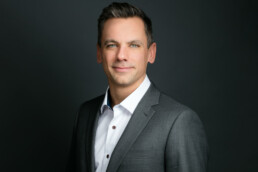 David Robinson Corporate Headshot on Grey Background by Vancouver Photographer Rob Trendiak